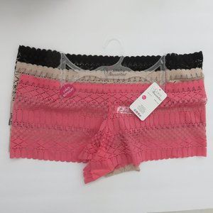 (#F-1) Curve Necessities 3 pack lace boyshort size XL